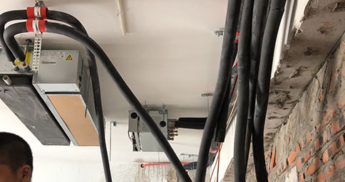 空气源热泵两联供安装